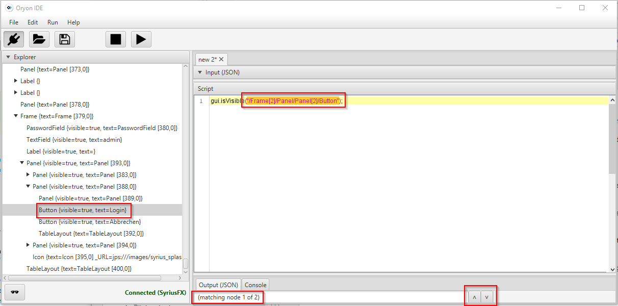 An XPath matching multiple UI components